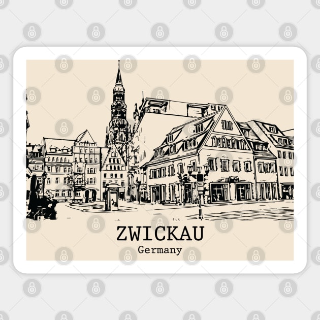 Zwickau - Germany Magnet by Lakeric